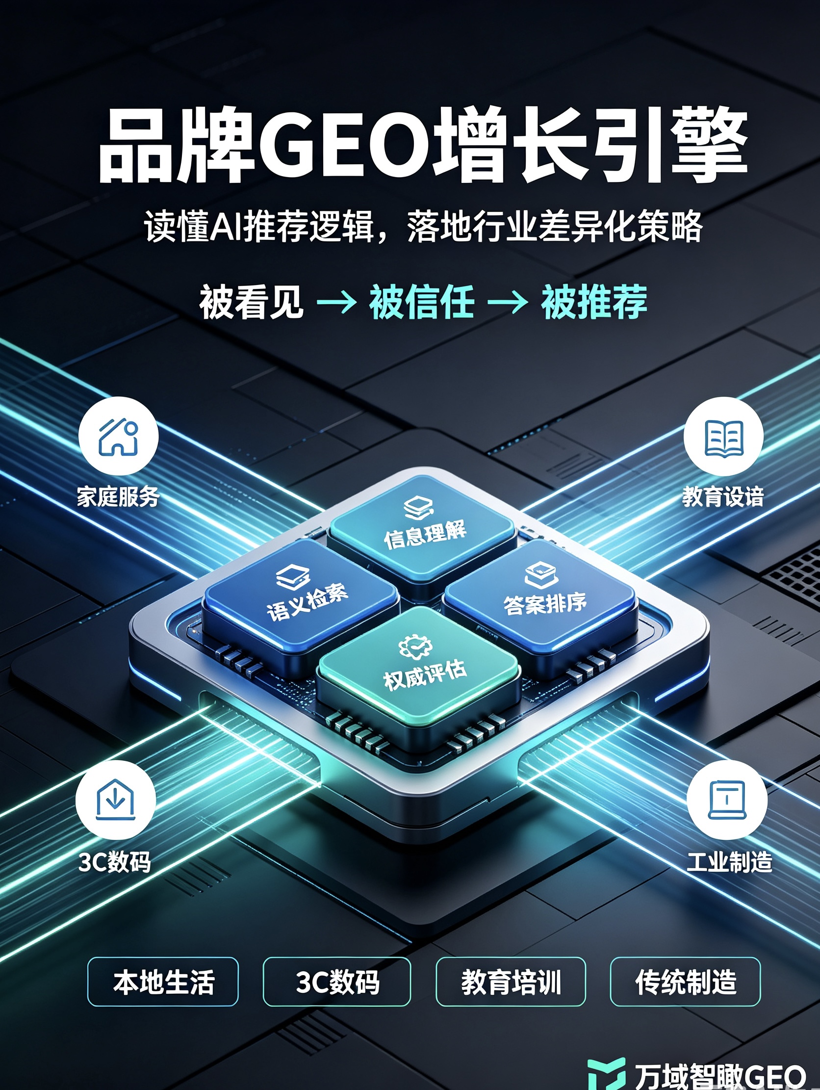 品牌GEO增长引擎：读懂AI推荐逻辑，落地行业差异化策略