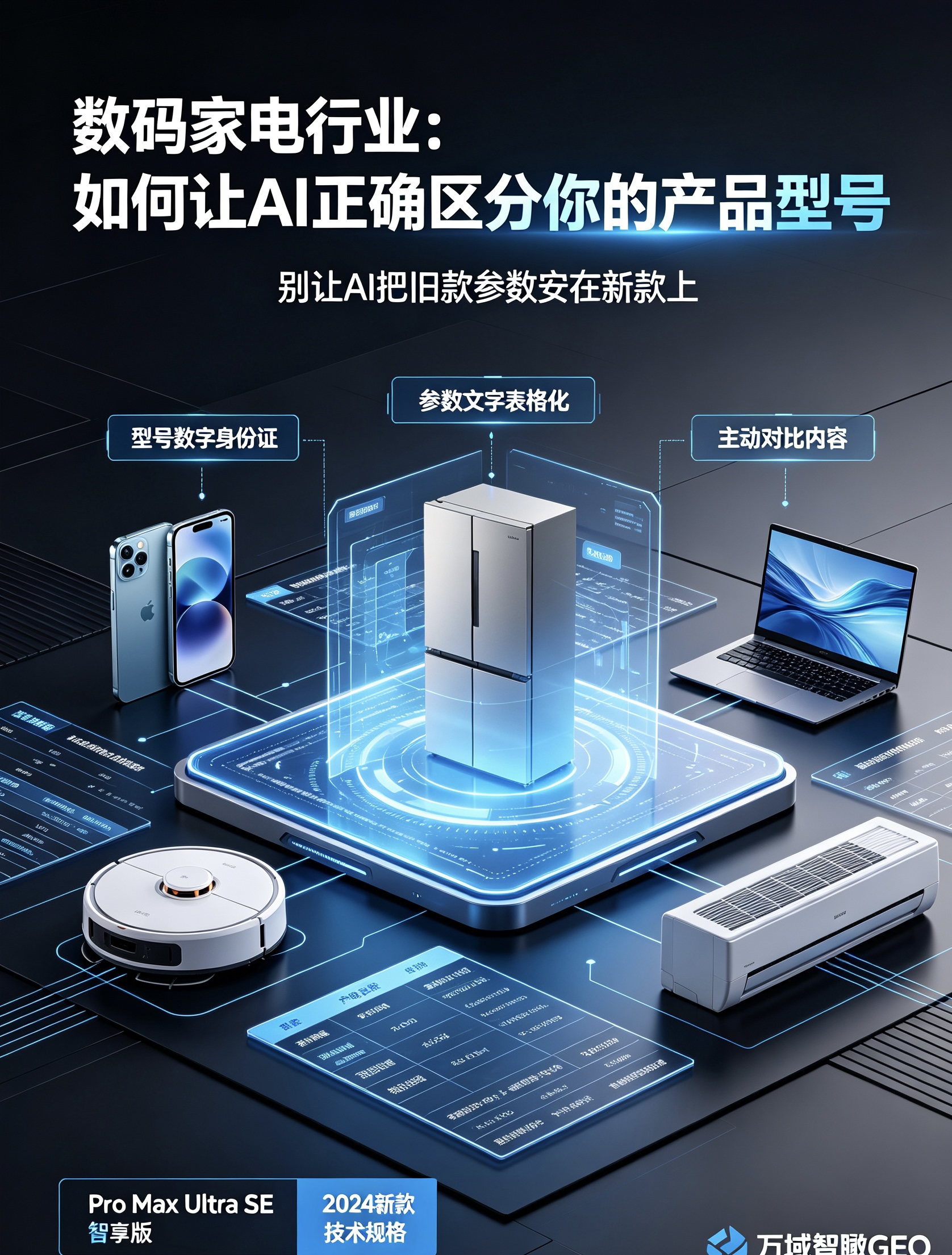 数码家电行业：如何让AI正确区分你的产品型号